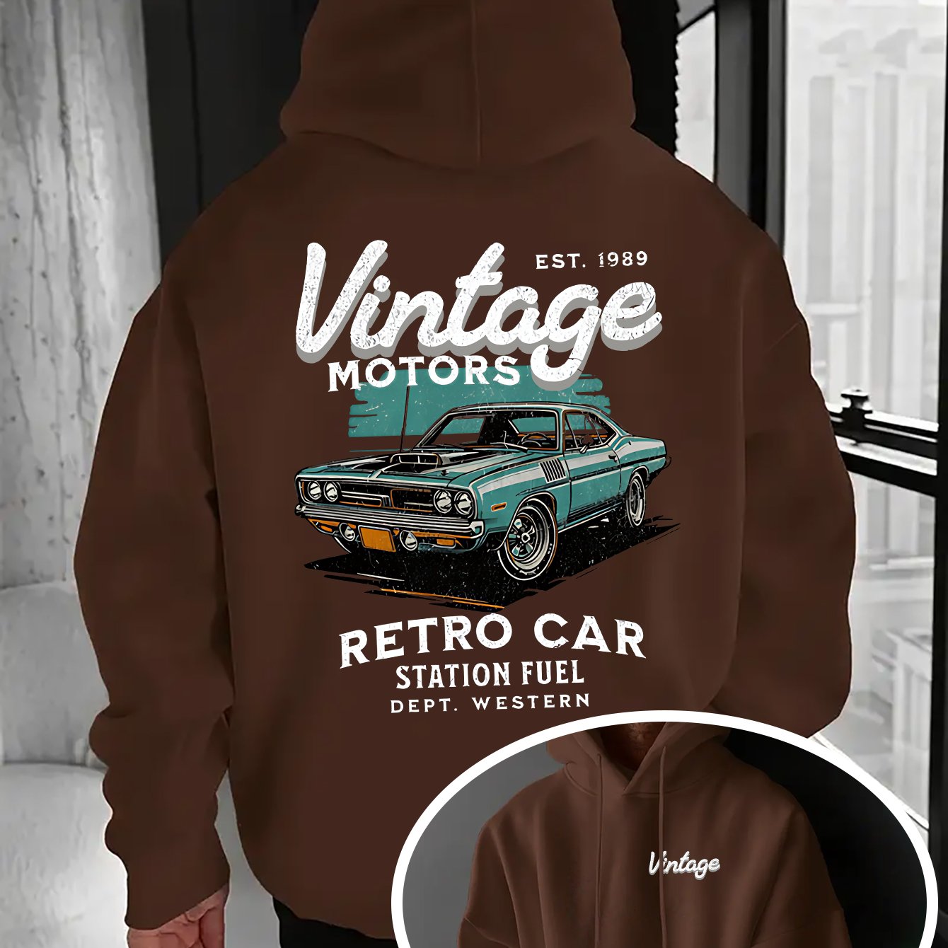 Muscle Car Retro Hoodie