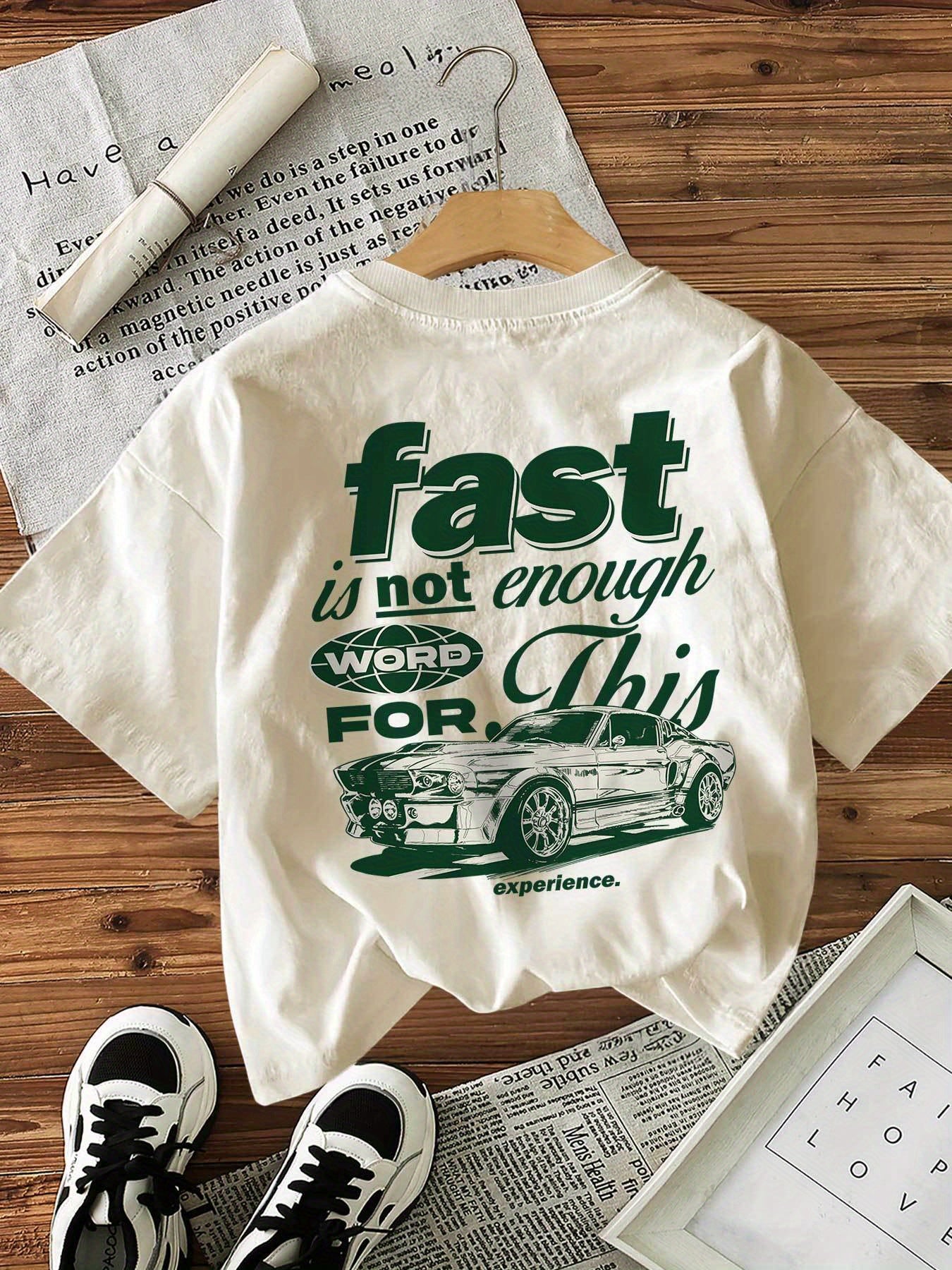 "Fast is Not Enough" Graphic T-shirt