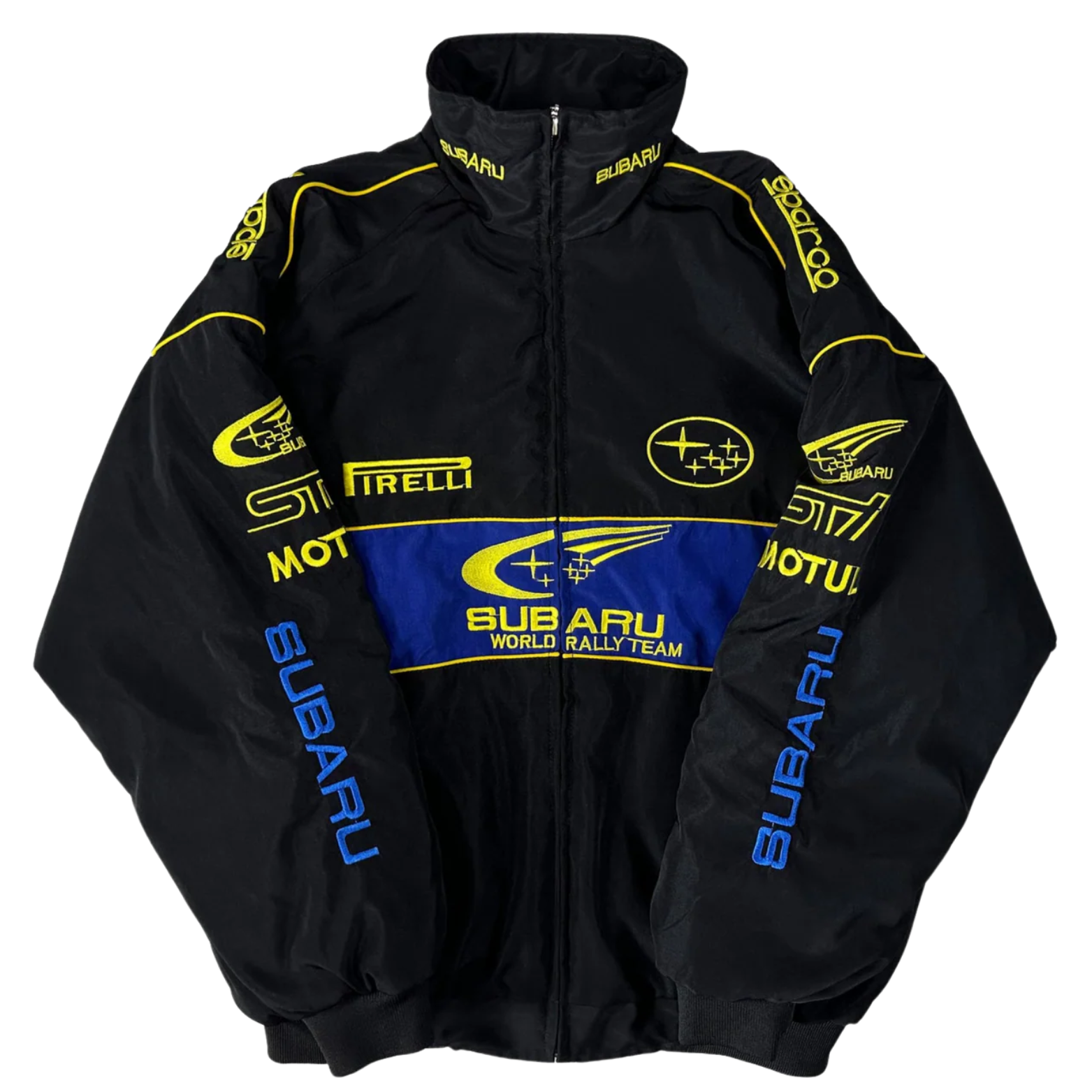 Black Subaru Vintage Racing Jacket