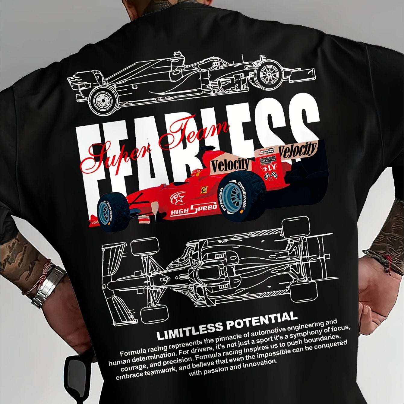 Formula Racing Graphic T-Shirt