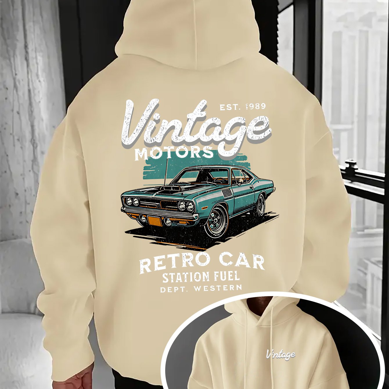 Muscle Car Retro Hoodie