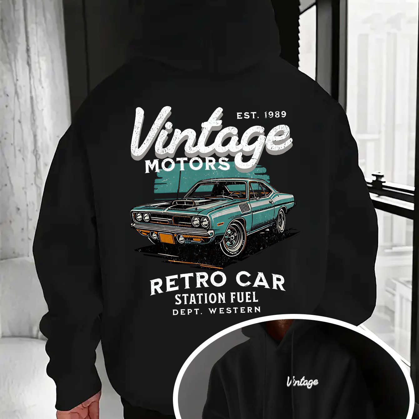 Muscle Car Retro Hoodie