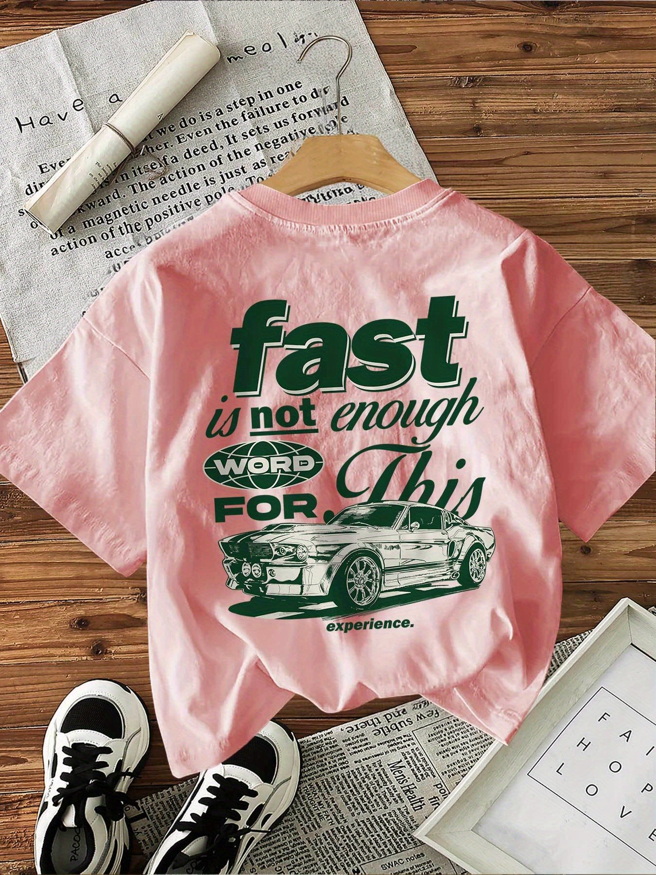 "Fast is Not Enough" Graphic T-shirt