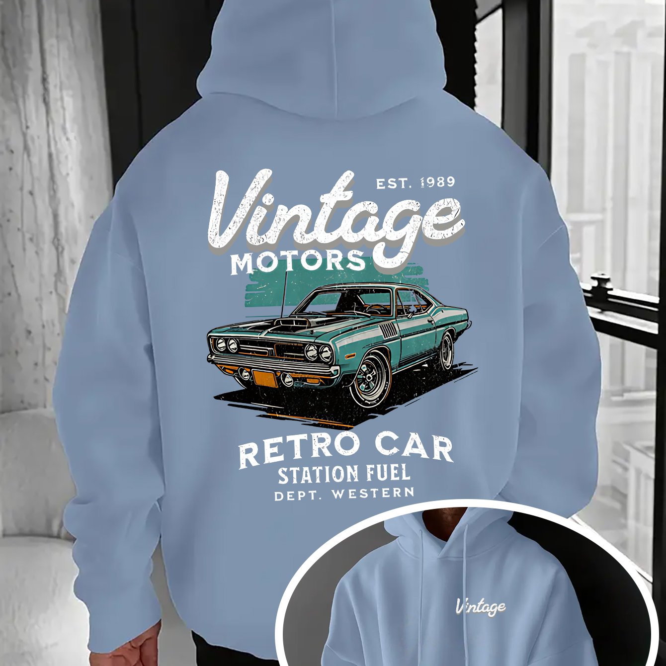Muscle Car Retro Hoodie