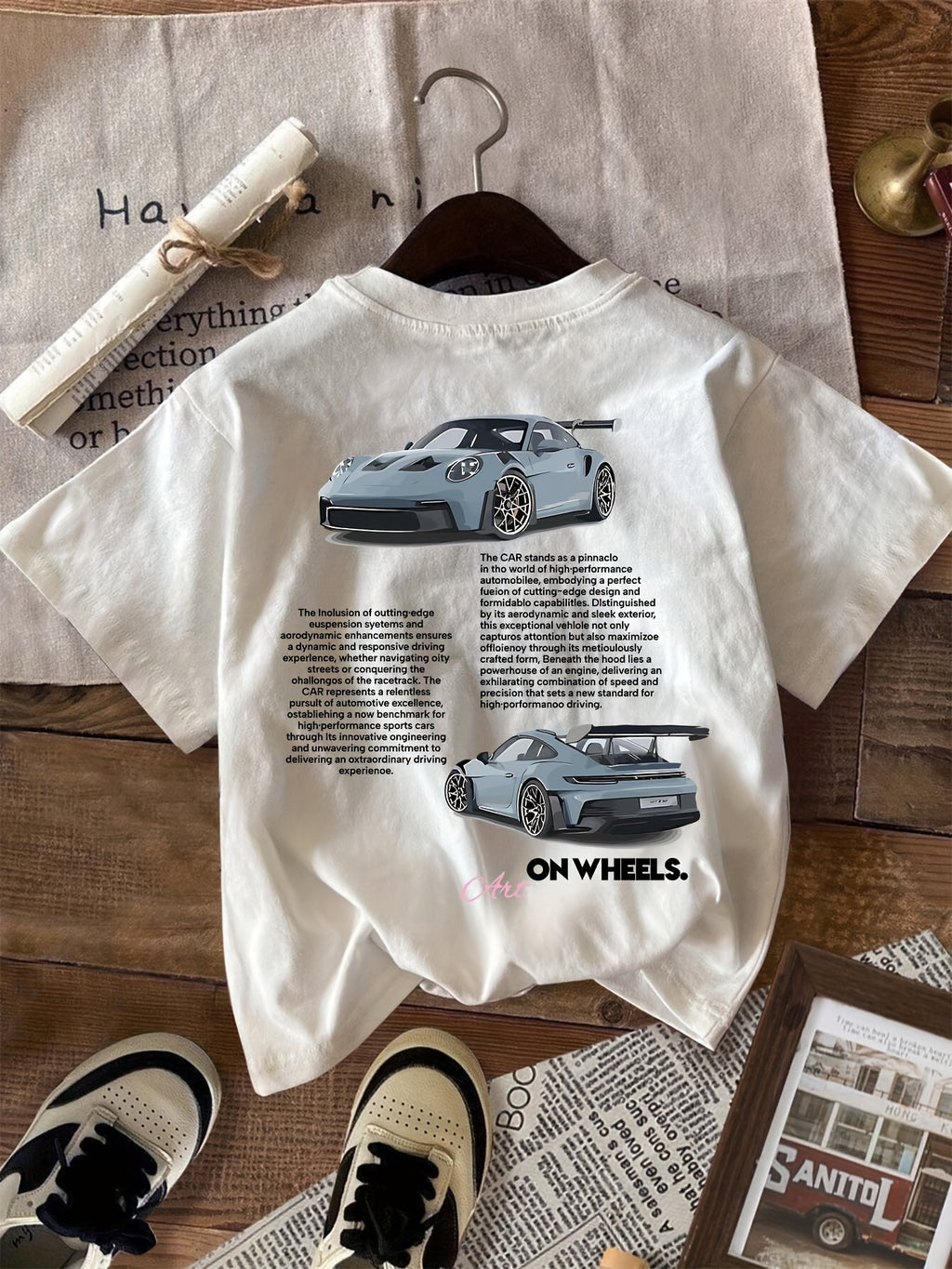 "ON WHEELS" GRAPHIC T-SHIRT