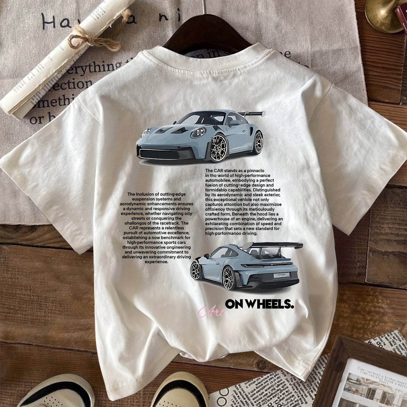 "ON WHEELS" GRAPHIC T-SHIRT