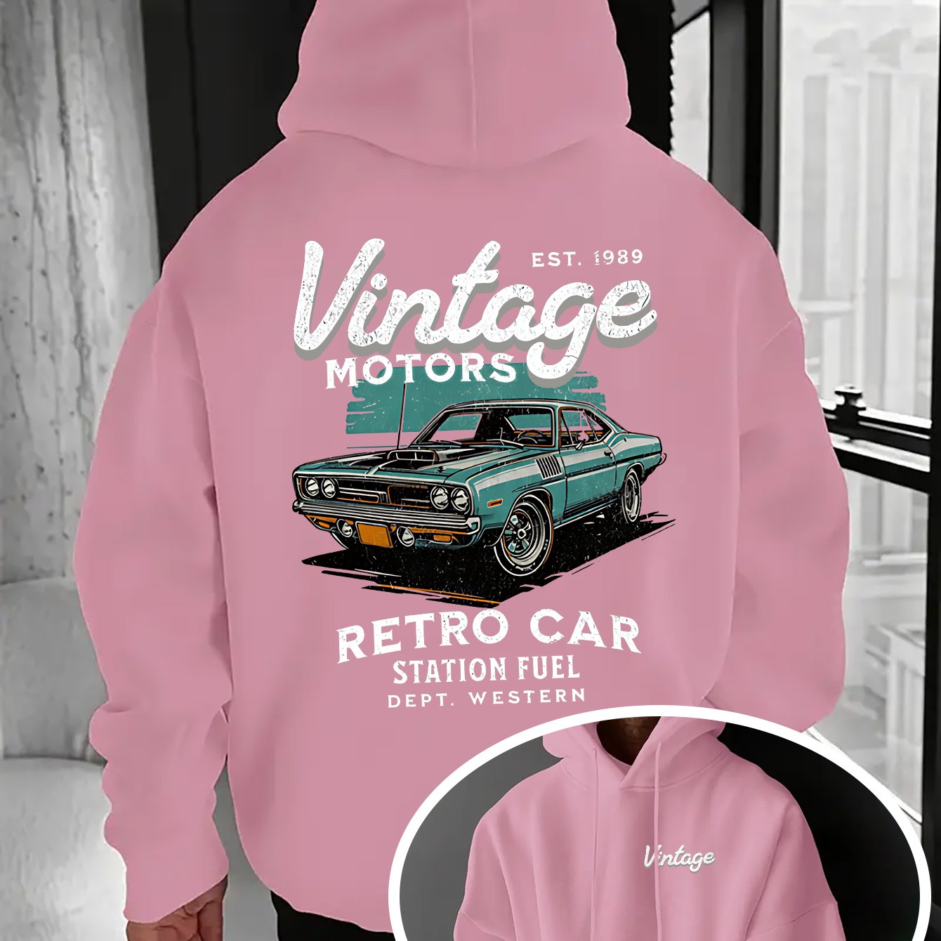 Muscle Car Retro Hoodie