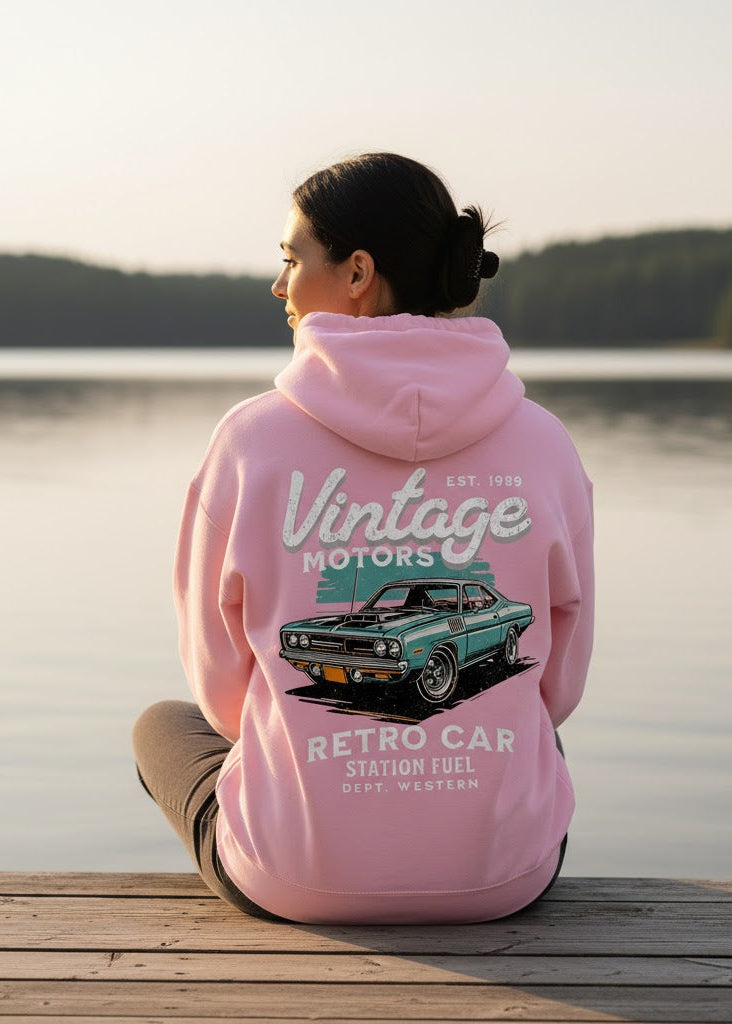 Muscle Car Retro Hoodie