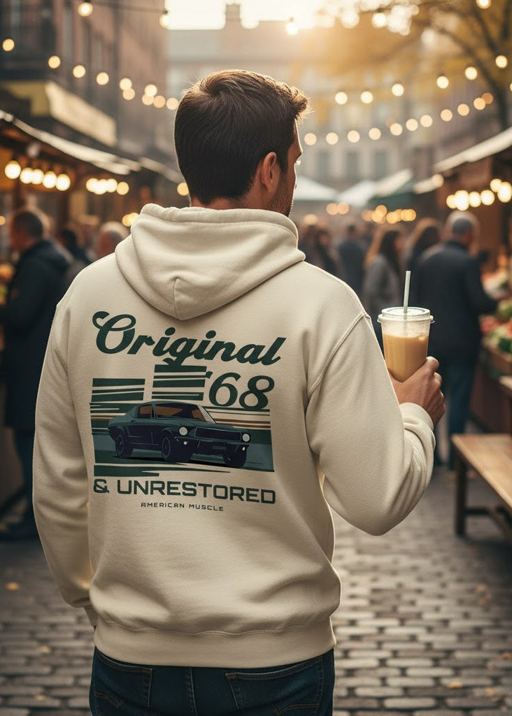 1968 Ford Mustang GT Fastback Hoodie