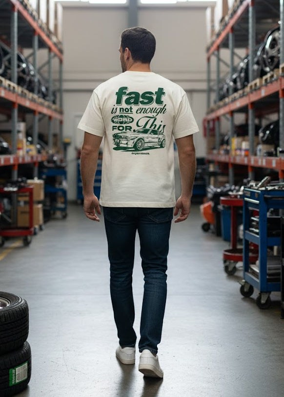 "Fast is Not Enough" Graphic T-shirt